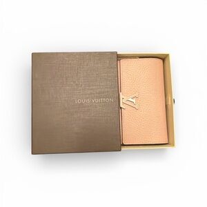 Louis Vuitton Blush Pink Leather Wallet